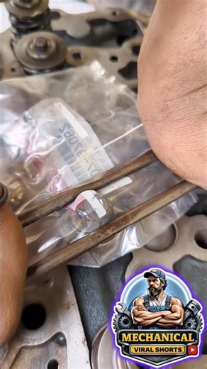 Install Head Valve Locks in 5 Seconds | Fastest New Technology Method #shorts #engine #viralshorts