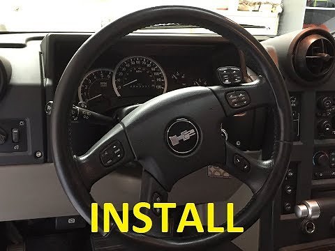 HUMMER H2 - Steering wheel radio controls 5 MINUTE INSTALL - EASY!