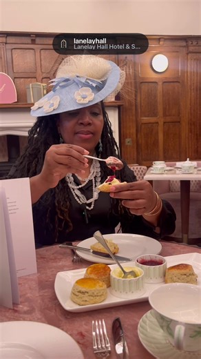 It’s time for scones. Which is served with clotted cream and strawberry jam. There is regional debate when it comes to the assembling of scones, Devonshire style is clotted cream first, then strawberry jam. Cornish style is strawberry jam first, then clotted cream. Clotted cream is rich and sweet in taste, thick and spreadable like butter. Eating Scones At the table, scones should be gently broken apart, not cut, this is done to acknowledge the skill of the baker. A perfect scone is light and fl