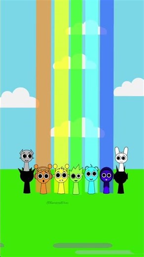 NEW Gray & White Play Music Marble Rainbow Sprunki NumberBlocks OC One | Coloring Challenge