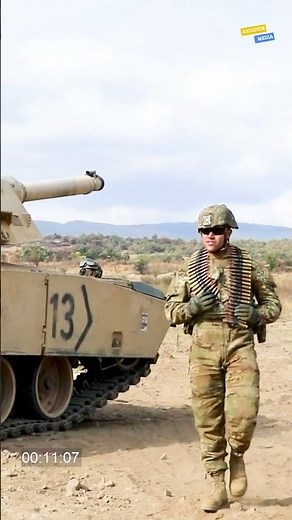 M1A2 Abrams tank gunnery training