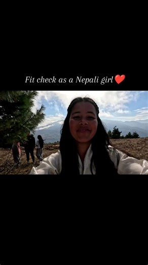 Nita Acharya on Instagram: "Trying on a Sherpa dress ❤️ #fitcheck #mountaingirl #travelwithme #sherpa"