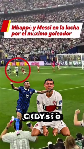 ⚽️🔥 La lucha por ser el máximo anotador de todos los tiempos en la historia de los mundiales, Messi y Mbappé.