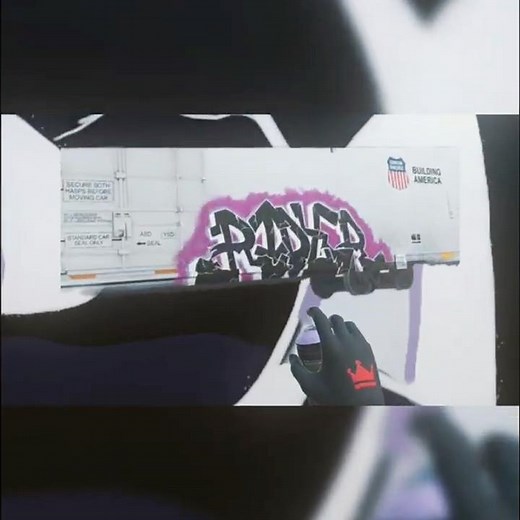 Clean black and white on Kingspray VR #graffiti