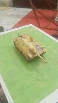 paper model Jagdpanzer 38(t) "Hetzer Kame san girls und panzer 1:50