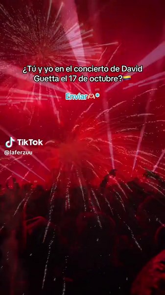 Concierto de David Guetta en Colombia - 17 de octubre