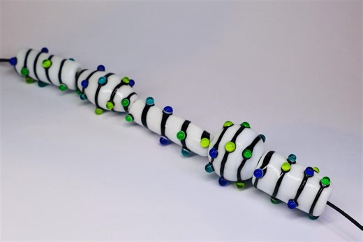 Handmade Lamp Work Glass Beads - Etsy