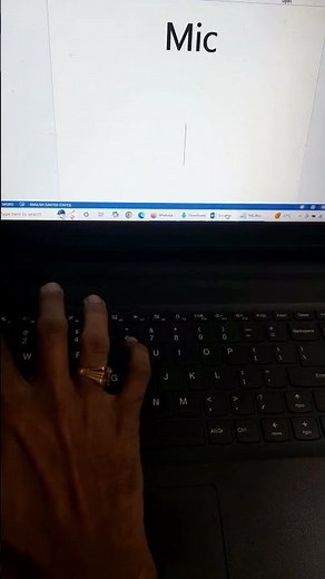 Mic image on MS Word using keyboard shortcuts