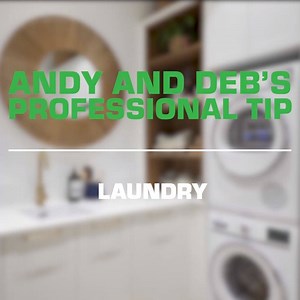 Clever design and styling goes a long way in a laundry, and Andy and Deb's is the perfect example: http://9Soci.al/hvOU50wlR8E #TheBlock | The Block