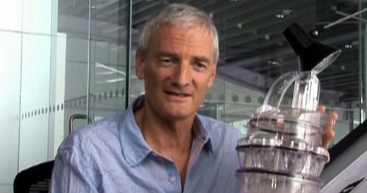 How did James Dyson re-design the vacuum?