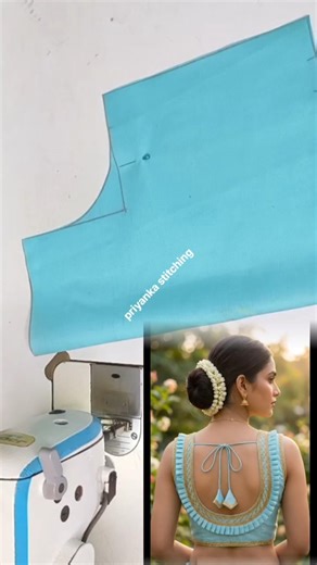 Latest blouse design back/round Gala blouse ki design|cutting and stitching back neck blouse design