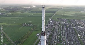 Details on the The Gerbrandytoren , also known as Zendmast Lopik , is a concrete tower with transmission mast in the Dutch IJsselstein for radio and television broadcasts, mobile telecommunications