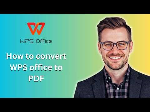 How to convert WPS office to PDF (Latest Update)