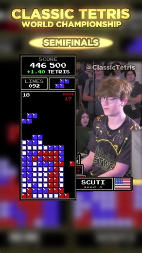 Floating Mino?! #tetris #gaming