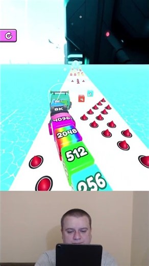 Jelly Tube Run 2048 ❗Level 594❗#games #shorts