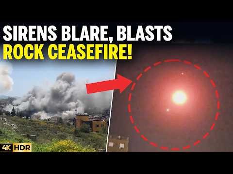 ‘FRAGILE CEASEFIRE’: Explosions, Rockets & Celebratory Gunfire Break Out