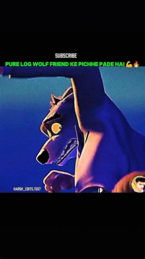 Pure Log wolf Friend ke pichhe pade hai 💪🔥#ultra #shorts #badguys #movie #‪@Harsh_Edits.7267‬