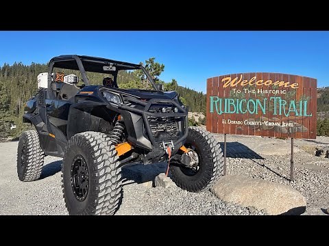 2021 Can-Am Commander XT-P on the Rubicon Trail