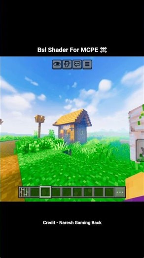 Bsl shader for (MCPE) ☠️|| #minecraft #gaming #shaders