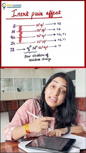 Inert pair effect in 1 min Most important for JEE/NEET
