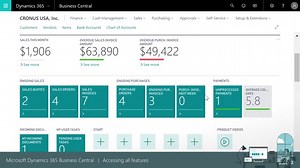 Arbeiten mit Business Central