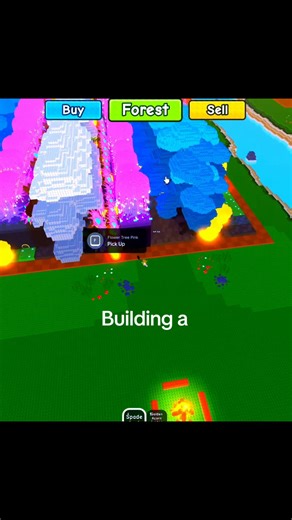 Building a trans flag 🏳️‍⚧️ in SuperForest Amazing inclusive community! #robloxfyp #superforest #trans @Superforest