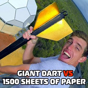 12M views · 247 reactions | GIANT DART Vs. BUBBLE WRAP! | How Ridiculous | Facebook
