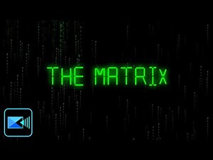 Raining Matrix Code Effect | PowerDirector