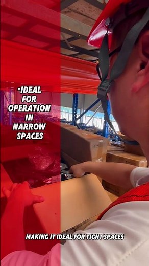 Operating the Electric Vertical Mast Lift: 8M Working Height Demonstration#liftingplatforms#factory