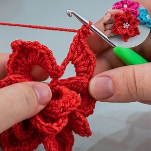 Comment crocheter une fleur simple avec un crochet - un tutoriel pour crocheter des fleurs ! | Miarti - Crochet et Tricot