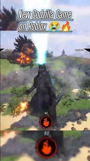 This New Godzilla Game on Roblox is Insane😭🔥 (Titan Bash) #roblox #godzilla #kaiju #shorts
