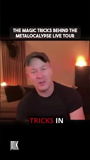 The Magic Tricks Behind the Metalocalypse Live Tour #shorts #brendonsmall #dethklok #interview