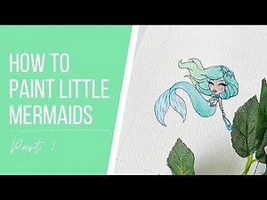 Easy Art Tutorial | How to Paint a Mermaid