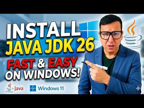 How to install JAVA JDK 26 on Windows