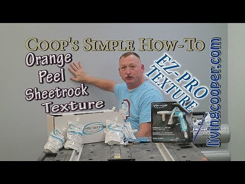 Coop's Simple How-To - EZ Pro Orange Peel Texture