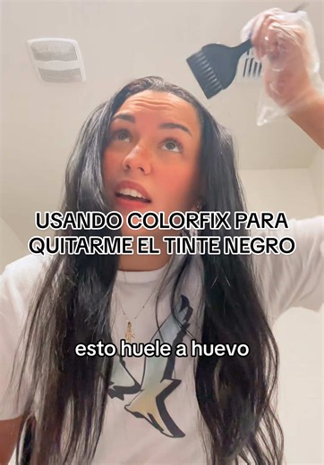 Colorfix - is it worth it? 🤔 quien me dijo a mi que me ponga a inventar 🤣 #colorfixhaircolorremover #colorfixarganoil #colorfix #colorremoverfail