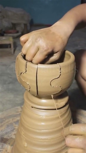 Pottery Cutting & Embryo Taking Technology Standard Clay Separation Technique