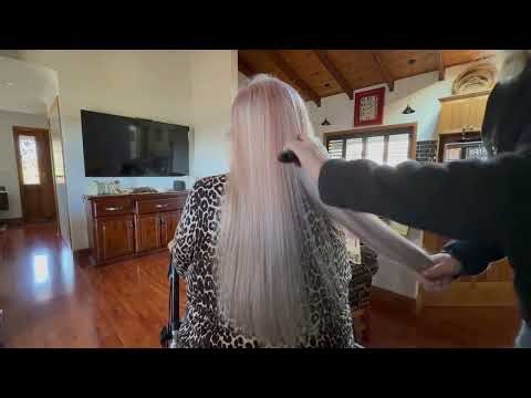 ASMR - Brushing My Friend's Hair