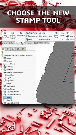 SOLIDWORKS 2024 - Stamp Tool!