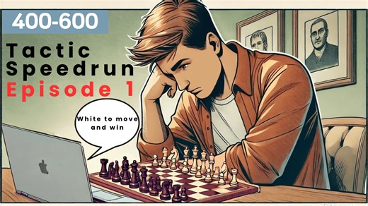 Tactic Puzzle Educational Speedrun | Episode 1 | 400-600