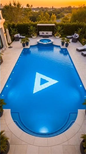 YouTube Logo Swimming Pool Transformation 😱🔥 | Epoxy Design Gone Crazy #swimming #poolrenovation