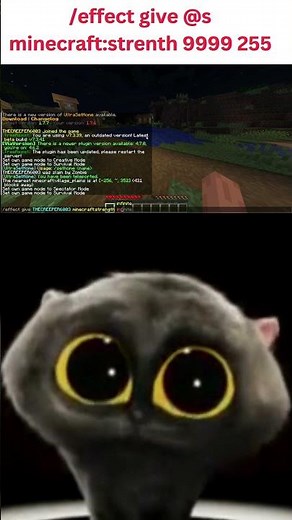 How to get infinite strength 255 in minecraft ?