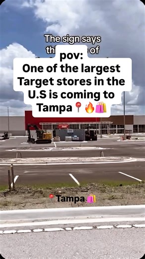 TAMPA WEEKLY on Instagram: "🚨 One of the LARGEST Target stores in the U.S. is coming to Tampa Bay 🌴🔥🛍️ A massive 148,000 sqft Target is being built at The Grove in Wesley Chapel. The Tiktok/Insta social media buzz has intensified around this project but no completion date has been announced. —— The Target is backed by $15 MILLION in county incentives & $19 MILLION in infrastructure investment… This store will anchor one of the fastest-growing mixed-use developments in the region. 💰🤝🛒 Thin