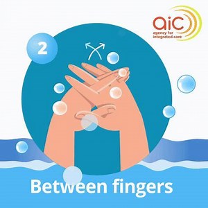 Did you know that washing your hands for at least 30 seconds with soap and water can remove up to 99% of germs on your hands? Start practising these 8 steps of proper hand-washing now: | Agency for Integrated Care - AIC Singapore