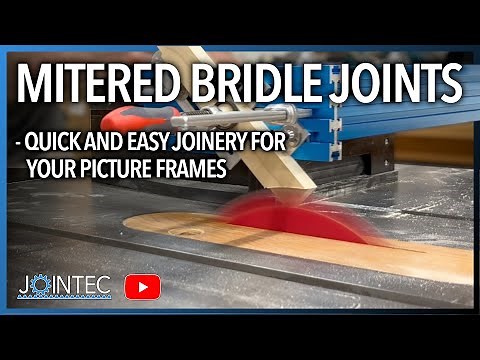 Mitered Bridle Joints on Your Table Saw With One Jig!