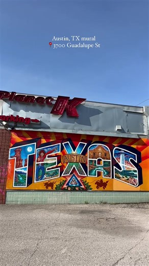 Discover the Vibrant Mural on Guadalupe Street, Austin