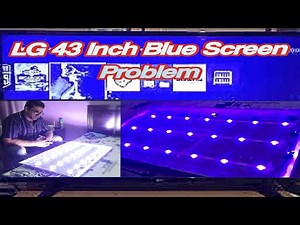 How To LG LED TV |Model |LG 43LH590V|LG Blue Screen Problem| Easy Fixing Method TV Picture