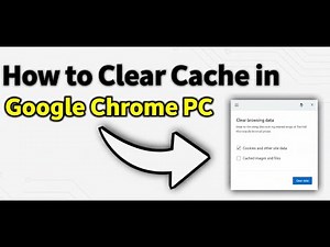 how to clear cache in google chrome pc STEP-BY-STEP FULL GUIDE