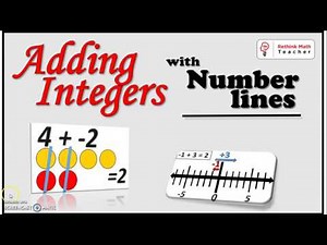 How to Add Integers with Number Lines