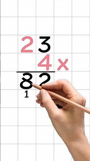 How To Multiply 2 digit numbers by 1 digit - Mr Walker's Minute Maths #teacherlife #math #maths